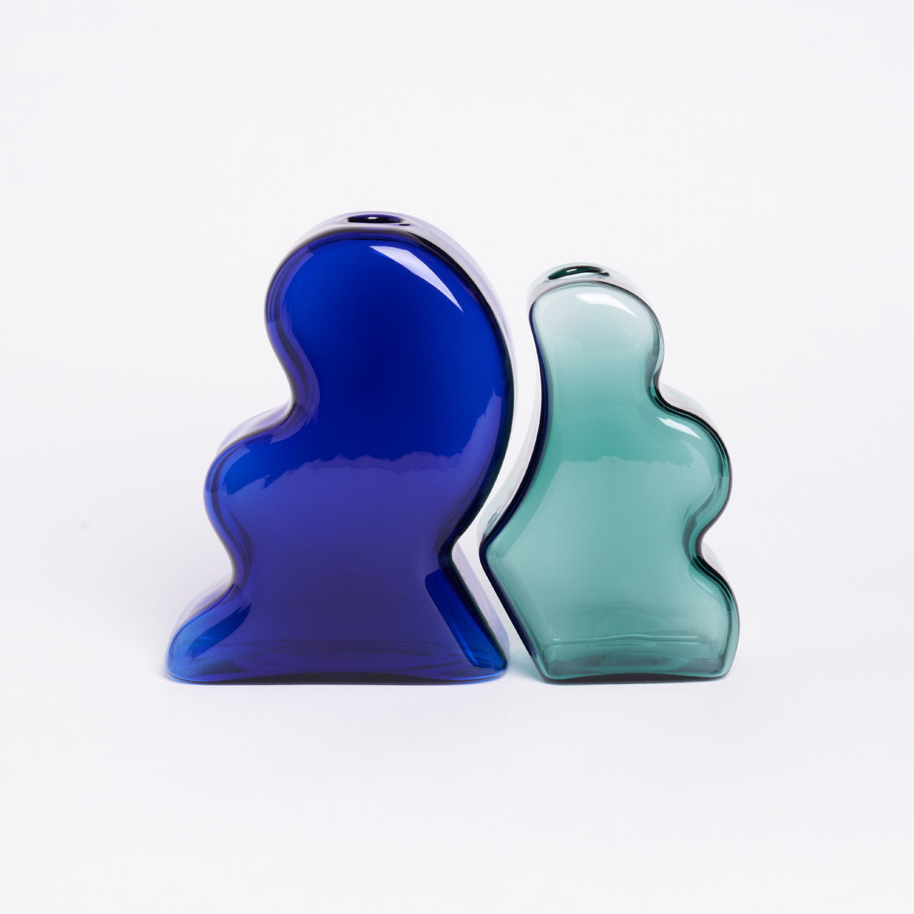 Interlocking Vase — Cobalt Blue/Teal